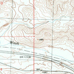 United States Geological Survey Plomosa Pass, AZ (1990, 24000-Scale) digital map