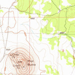 United States Geological Survey Plot Butte, OR (1981, 24000-Scale) digital map