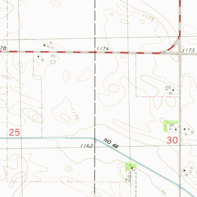 United States Geological Survey Plover, IA (1980, 24000-Scale) digital map