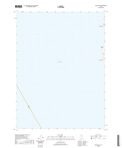 United States Geological Survey Plug Peak NE, UT (2020, 24000-Scale) digital map