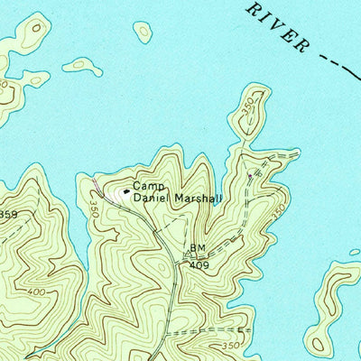 United States Geological Survey Plum Branch, SC-GA (1964, 24000-Scale) digital map