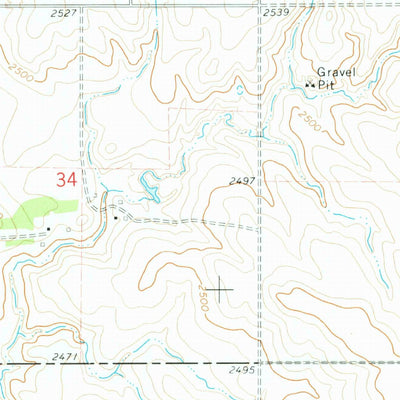 United States Geological Survey Plum Butte NE, ND (1974, 24000-Scale) digital map