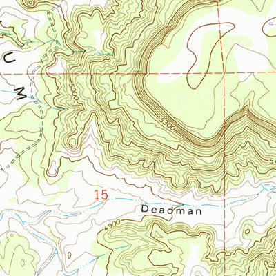 United States Geological Survey Plum Canyon, CO (1972, 24000-Scale) digital map