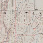 United States Geological Survey Plum Creek North, KS (1966, 24000-Scale) digital map