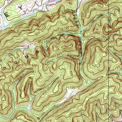 United States Geological Survey Plum Grove, TN-VA (1939, 24000-Scale) digital map