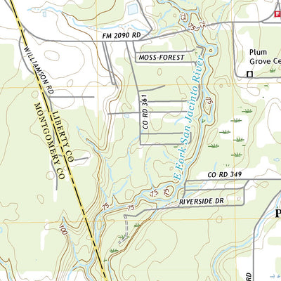 United States Geological Survey Plum Grove, TX (2022, 24000-Scale) digital map