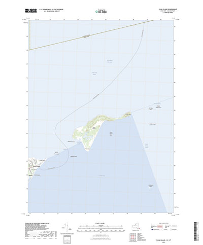 United States Geological Survey Plum Island, NY (2023, 24000-Scale) digital map