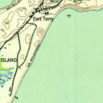United States Geological Survey Plum Island, NY-CT (1947, 24000-Scale) digital map