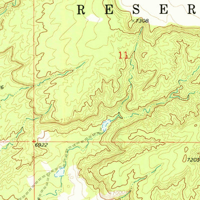 United States Geological Survey Plumasano Basin, NM (1972, 24000-Scale) digital map