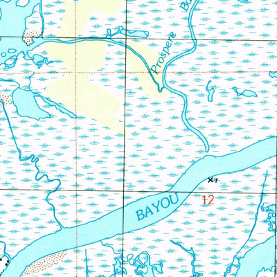 United States Geological Survey Plumb Bayou, LA (1998, 24000-Scale) digital map