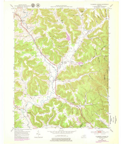 United States Geological Survey Plummers Landing, KY (1951, 24000-Scale) digital map