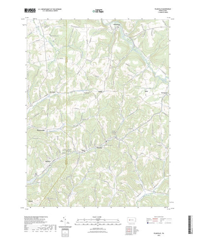 United States Geological Survey Plumville, PA (2023, 24000-Scale) digital map