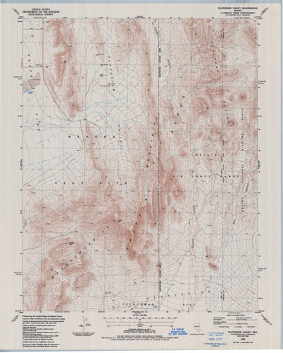 United States Geological Survey Plutonium Valley, NV (1986, 24000-Scale) digital map