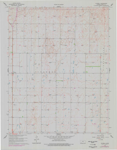 United States Geological Survey Plymell, KS (1960, 24000-Scale) digital map