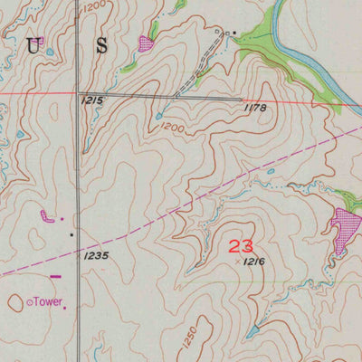 United States Geological Survey Plymouth, KS (1957, 24000-Scale) digital map