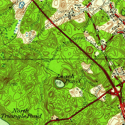 United States Geological Survey Plymouth, MA (1950, 24000-Scale) digital map