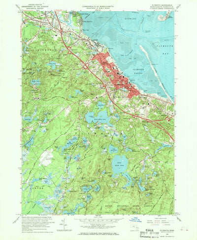 United States Geological Survey Plymouth, MA (1962, 24000-Scale) digital map