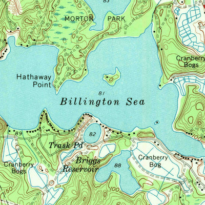United States Geological Survey Plymouth, MA (1962, 24000-Scale) digital map