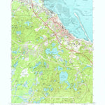 United States Geological Survey Plymouth, MA (1977, 24000-Scale) digital map