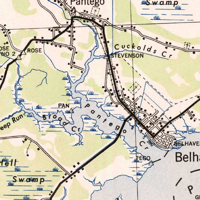 United States Geological Survey Plymouth, NC (1943, 125000-Scale) digital map