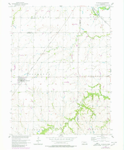 United States Geological Survey Plymouth, NE (1957, 24000-Scale) digital map