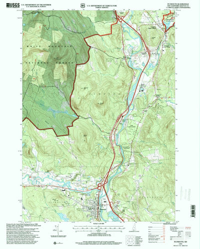 United States Geological Survey Plymouth, NH (1995, 24000-Scale) digital map