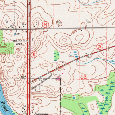 United States Geological Survey Plymouth South, WI (1974, 24000-Scale) digital map