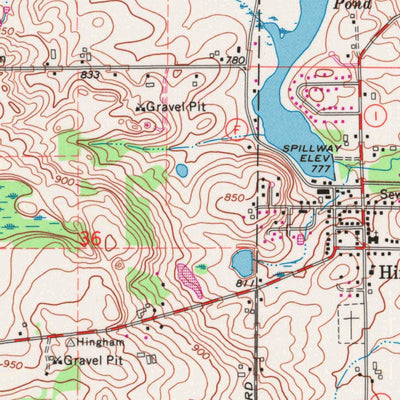 United States Geological Survey Plymouth South, WI (1974, 24000-Scale) digital map