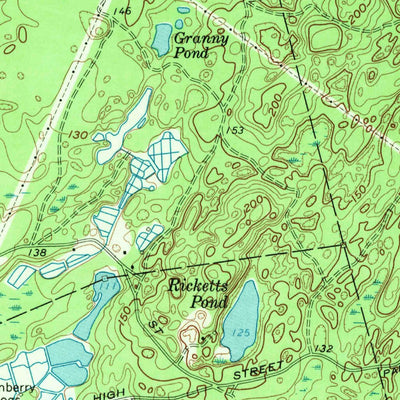 United States Geological Survey Plympton, MA (1962, 24000-Scale) digital map