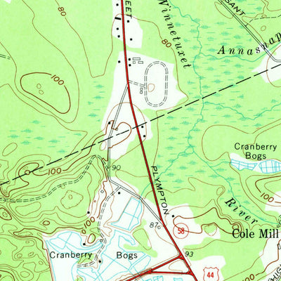 United States Geological Survey Plympton, MA (1977, 24000-Scale) digital map