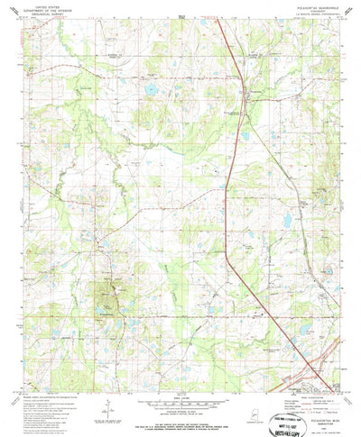United States Geological Survey Pocahontas, MS (1980, 24000-Scale) digital map