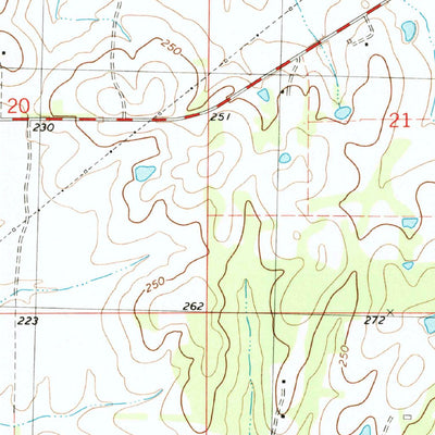 United States Geological Survey Pocahontas, MS (1980, 24000-Scale) digital map