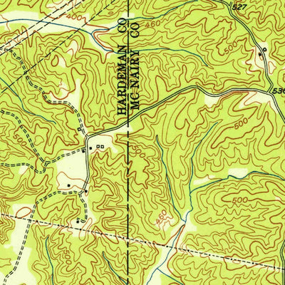 United States Geological Survey Pocahontas, TN (1952, 24000-Scale) digital map