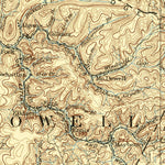 United States Geological Survey Pocahontas, VA-WV (1894, 125000-Scale) digital map