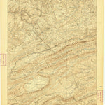 United States Geological Survey Pocahontas, VA-WV (1895, 125000-Scale) digital map