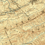 United States Geological Survey Pocahontas, VA-WV (1895, 125000-Scale) digital map
