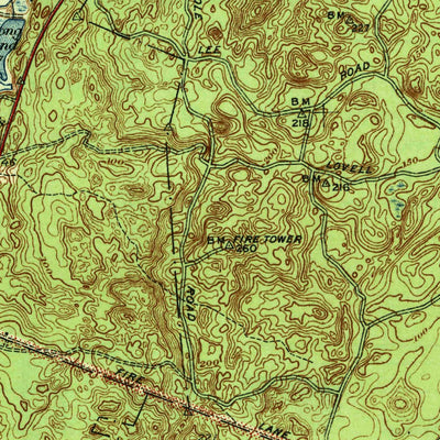 United States Geological Survey Pocasset, MA (1943, 31680-Scale) digital map