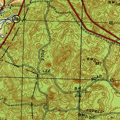 United States Geological Survey Pocasset, MA (1946, 25000-Scale) digital map