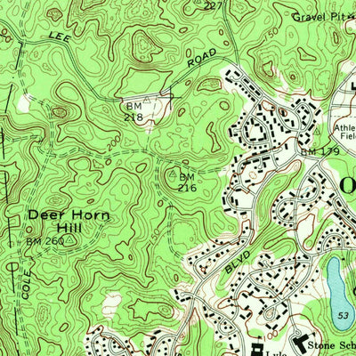 United States Geological Survey Pocasset, MA (1967, 24000-Scale) digital map