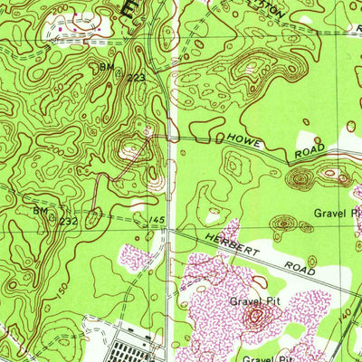 United States Geological Survey Pocasset, MA (1967, 25000-Scale) digital map