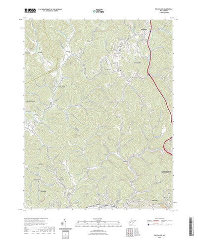 United States Geological Survey Pocatalico, WV (2023, 24000-Scale) digital map