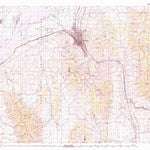 United States Geological Survey Pocatello, ID (1984, 100000-Scale) digital map