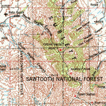 United States Geological Survey Pocatello, ID-UT (1954, 250000-Scale) digital map
