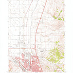 United States Geological Survey Pocatello North, ID (1971, 24000-Scale) digital map