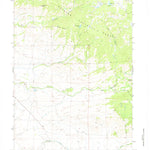 United States Geological Survey Pocket Creek Lake, WY (1969, 24000-Scale) digital map