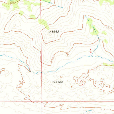 United States Geological Survey Pocket Creek Lake, WY (1969, 24000-Scale) digital map