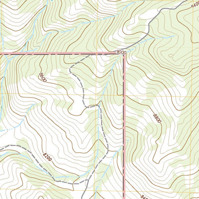 United States Geological Survey Pocket Creek Lake, WY (2017, 24000-Scale) digital map