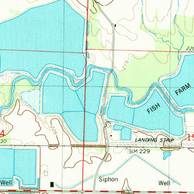 United States Geological Survey Pocket Prairie, AR (1982, 24000-Scale) digital map
