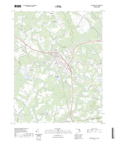 United States Geological Survey Pocomoke City, MD (2023, 24000-Scale) digital map