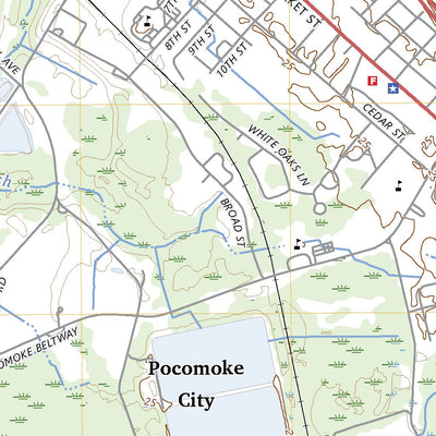 United States Geological Survey Pocomoke City, MD (2023, 24000-Scale) digital map